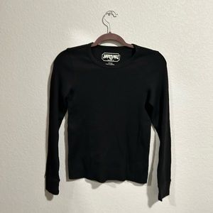 Waffle Knit Long Sleeve